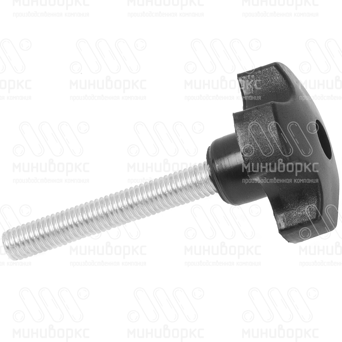 Фиксатор пластиковый с рукояткой m6x95 40 – Ф40М6-95ЧЕ | картинка 2