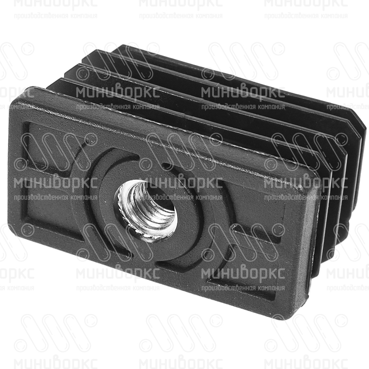 Заглушки для прямоугольной трубы 60x30 – 30-60М10ЧС | картинка 2