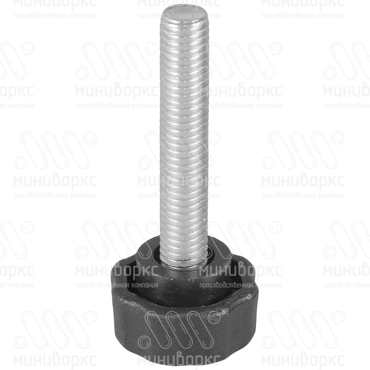 Фиксатор пластиковый с рукояткой m8x40 25 – Ф25М8-40ЧС | картинка 1