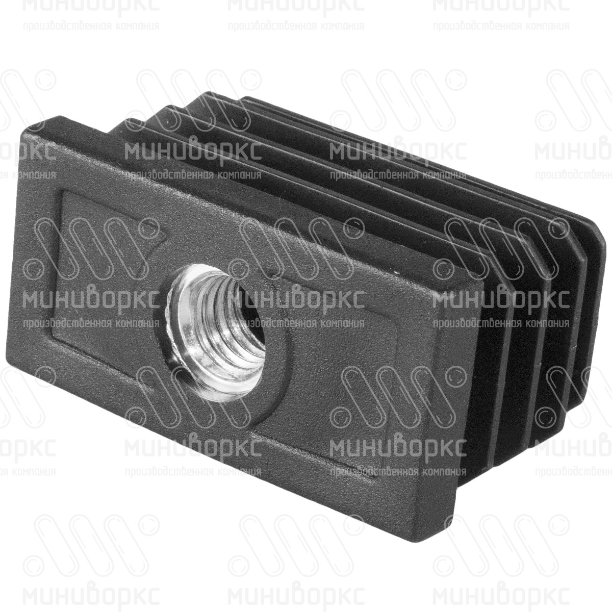 Комплекты прямоугольных заглушек с опорами 50x25 – 25-50M8.D32x25 | картинка 4