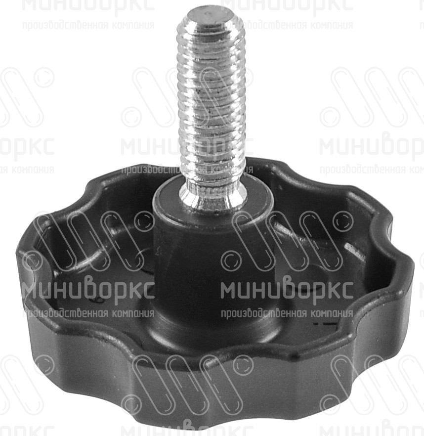Фиксатор пластиковый с рукояткой m10x25 60 – 114122140N | картинка 1