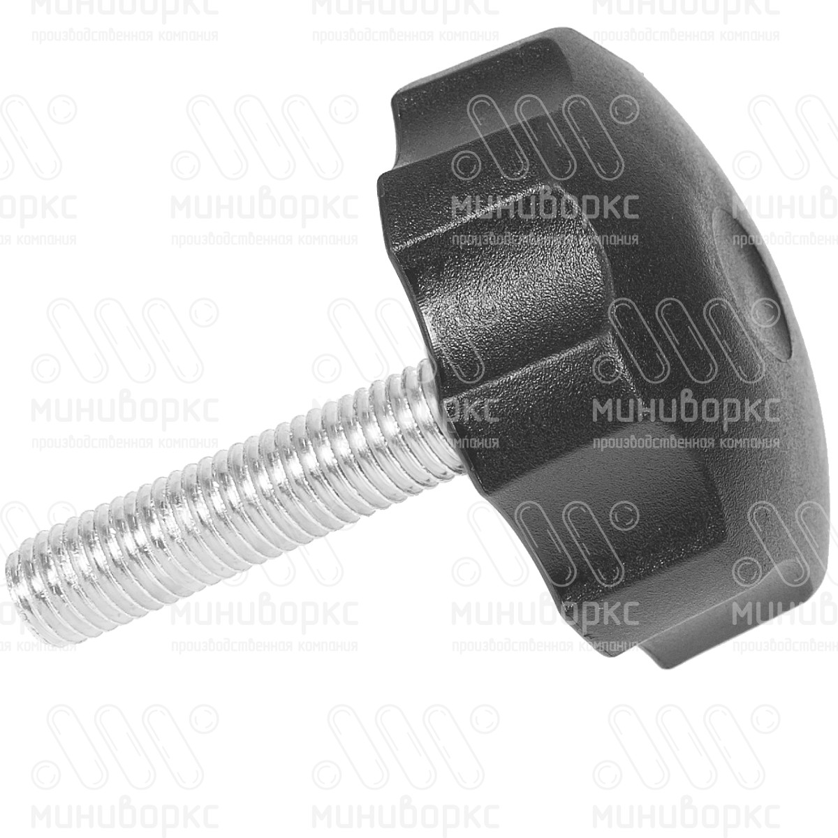 Фиксатор пластиковый с рукояткой m8x50 60 – Ф60М8-50ЧН | картинка 2