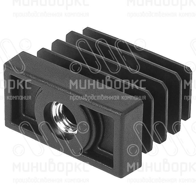 Заглушки для прямоугольной трубы 40x20 – 20-40М10ЧС | картинка 2