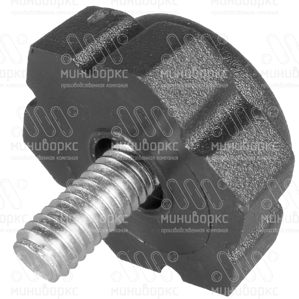 Опора резьбовая  m4x8 19 – 19М4-8ЧС | картинка 2