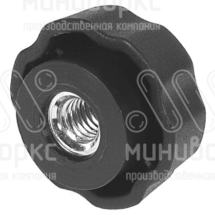 Пластиковые фиксаторы с гайкой m6 25 – БП25М6ЧН | картинка 2